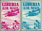 Liberia 304 und 307