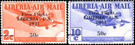 Liberia 328 und 332