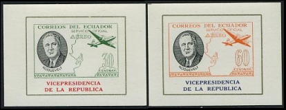 Ecuador 192-93 Dienstmarken Blocks