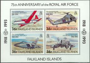 Falkland Inseln 584-87 Block 11
