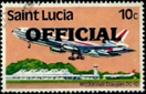 St. Lucia Dienstmarke 2