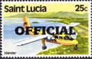 St.Lucia Dienstmarke 5