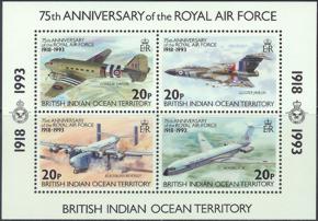 Britisch Territorium Indischen Ozean 140-43 Block 4