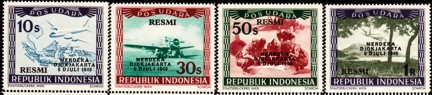 Republik Indonesien 34-37 Dienstmarken