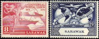 Malaiische Staaten Sarawak 167-68