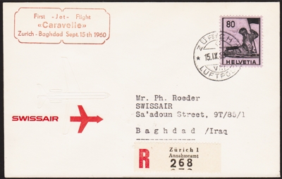 Erster Jetflug Zuerich - Baghdad